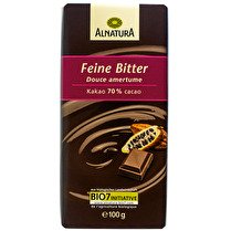 ALNATURA Chocolat noir douce amertume, 70% cacao BIO