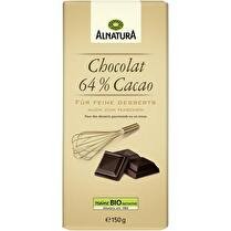 ALNATURA Chocolat 64% cacao BIO