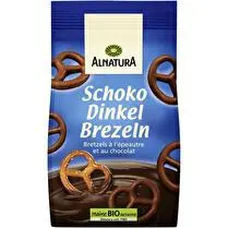 Alnatura, Bretzels à l'épeautre & au chocolat au lait BIO