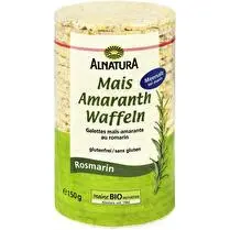 Alnatura, Galettes maïs-amarante au romarin BIO