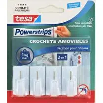 Votre rayon propose, 5 fixations rideaux + 6 power