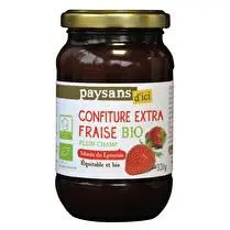 Paysans d'ici, Confiture de fraise Monts du Lyonnais BIO
