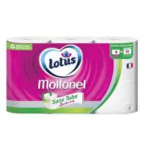Moltonel, Papier toilette sans tube uni 6=12