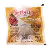 Betty Loire, Betterave entière épluchée 225g Aromatisée vinaigre noix