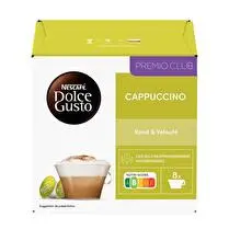 Nescafé Dolce Gusto, Dosettes café capuccino x 16