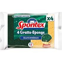 SPONTEX Gratte-éponge éclats minéraux