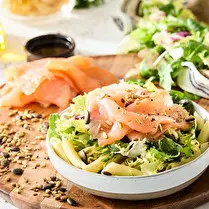 Fabriqué dans nos ateliers, Salade au saumon