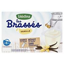 BLÉDINA Les brassés vanille dès 6 mois 6x95g