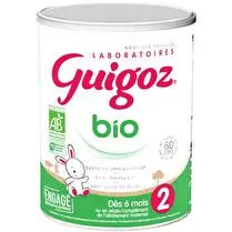 Guigoz, Lait en poudre bio 2ème âge optipro 800g