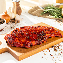 Votre boucher propose, Produit élaboré : Entrecôte marinée au poivre à griller.