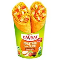 Daunat, Be Wrappy poulet façon fajitas sauce salsa