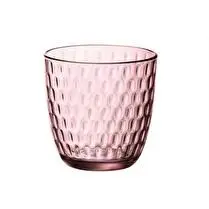 Bormioli, Gobelet 29cl slot en verre rose