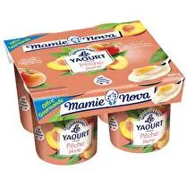 Mamie Nova, Yaourt gourmand Pêche
