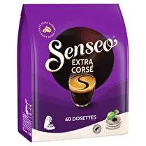 Senseo, Dosettes extra corsées x40 277g Senseo