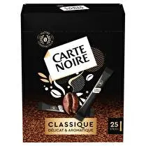 Carte noire, Café soluble classique 25 sticks