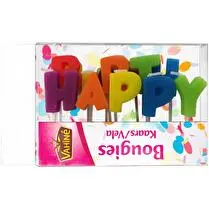 Vahiné, VAHINE BOUGIES HAPPY BIRTHDAY