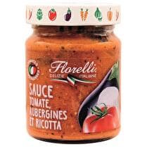 FLORELLI Sauce tomate  Aubergine et ricotta