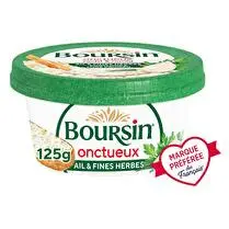 Boursin, Fromage onctueux ail & fines herbes