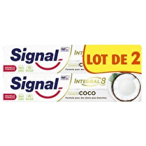 Signal, Dentifrice intégral 8 Nature Elements Coco blancheur