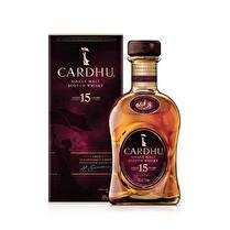 CARDHU Speyside Single Malt Scotch Whisky 15 ans d'âge + étui 40%