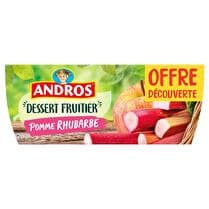 ANDROS Compote pomme rhubarbe