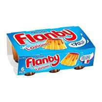 Flanby, Flan aromatisé goût vanille nappé de caramel