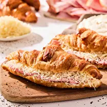 Fabriqué dans nos ateliers, Croissants jambon Emmental x 2