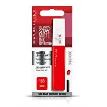 Gemey maybelline, rouge à lèvre super stay mate ink 118 danger