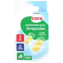 Cora, Pansements pour ampoules 2 tailles