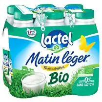 Lactel, Matin léger bio écremé sans lactose