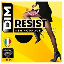 Dim, Collant Beauty Resist Semi Opaque, Noir, T3