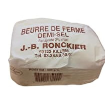 JB Ronckier, Beurre demi sel 500g