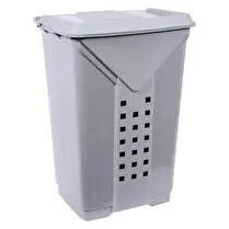 Eda, Coffre à linge 60l gris béton