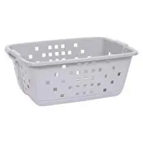 Eda, Corbeille à linge 45l gris béton