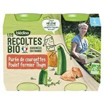 Blédina, Purée de courgettes poulet fermier thym dès 6 mois