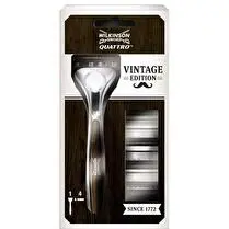 Wilkinson, Rasoir quattro wood origine + 4 lames