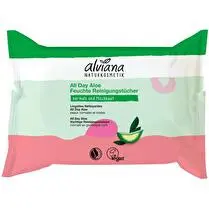 Alviana, Lingettes nettoyantes à l'aloe vera