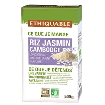Ethiquable, Riz blanc jasmin de cambodge BIO