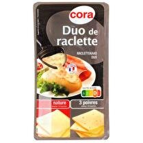 CORA Raclette duo naure / 3 poivres