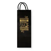 Supermarchés Match, Sac cadeau bouteille de vin noir