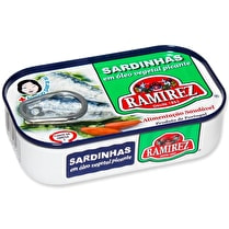 Ramirez, Sardines  à l'huile végétale piquante