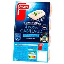 Findus, Dos de cabillaud