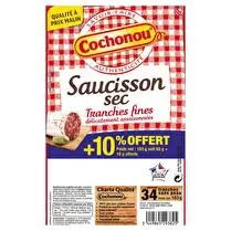 Cochonou, Saucisson sec tranché  - 93 g + 10% offert