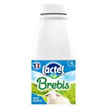 Lactel, Bouteille 1/2 écrémé lait de brebis