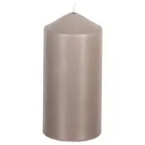 Votre rayon propose, Bougie cylindrique taupe