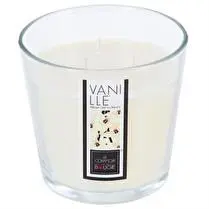 Le comptoir de la bougie, Bougie verre 500g parfum vanille