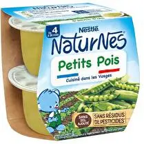 Nestlé, Naturnes petit pois dès 4/6 mois x 2
