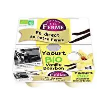Invitation à la ferme, Yaourt bio à la vanille