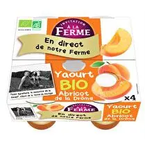 Invitation à la ferme, Yaourt bio à l'abricot de la Drôme