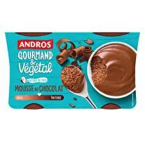 Andros, Mousse au lait de coco et au chocolat
